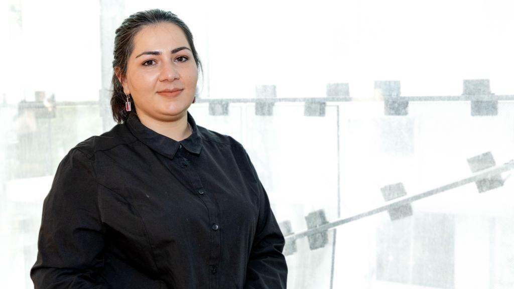 Khadija Amin, frente al objetivo.