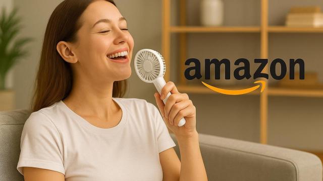 Adiós Walmart: Amazon pone en oferta en EE. UU. el ventilador de mano más recomendado por solo 23 dólares