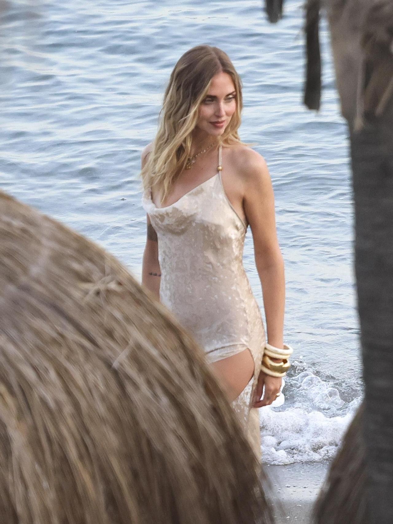 Chiara Ferragni en las playas de Marbella.