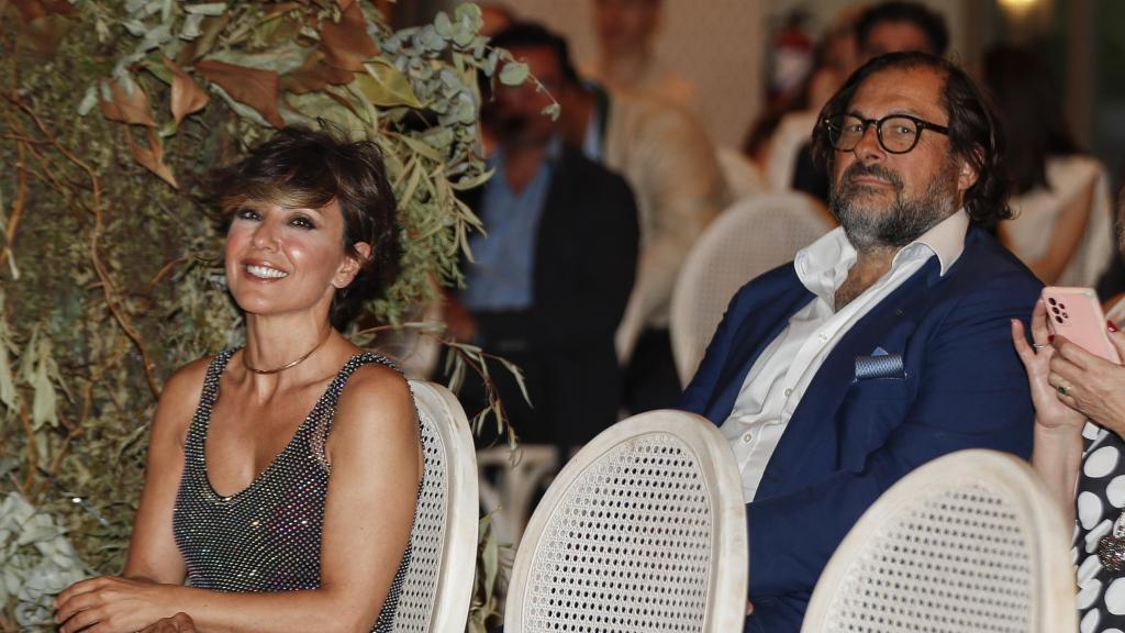 Sonsoles Ónega junto a su pareja sentimental, Juan Montes, este pasado jueves, día 19.