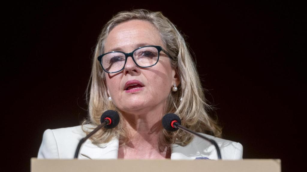 La presidenta del Banco Europeo de Inversiones (BEI), Nadia Calviño.