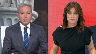 Vicente Vallés y Helena Resano, en un fotomontaje de BLUPER.