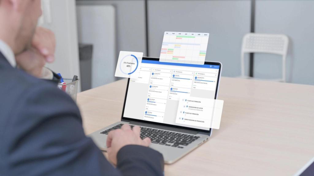 Una imagen de la plataforma de Fracttal.