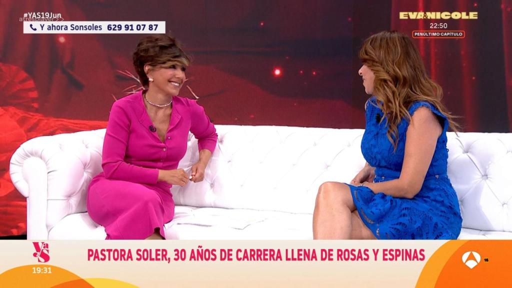 Pastora Soler en 'Y ahora, Sonsoles'.