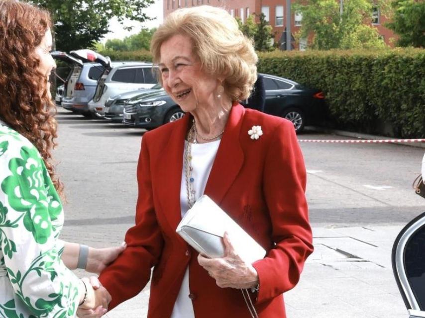 La reina Sofía en su segundo acto público de la semana.