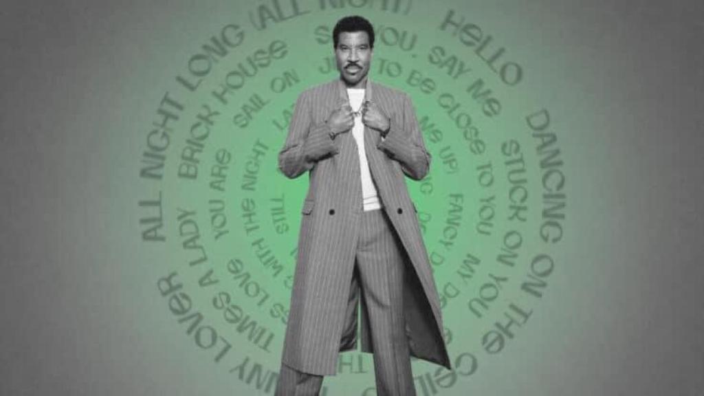 Lionel Richie en el cartel de su nueva gira 'Say Hello To The Hits'