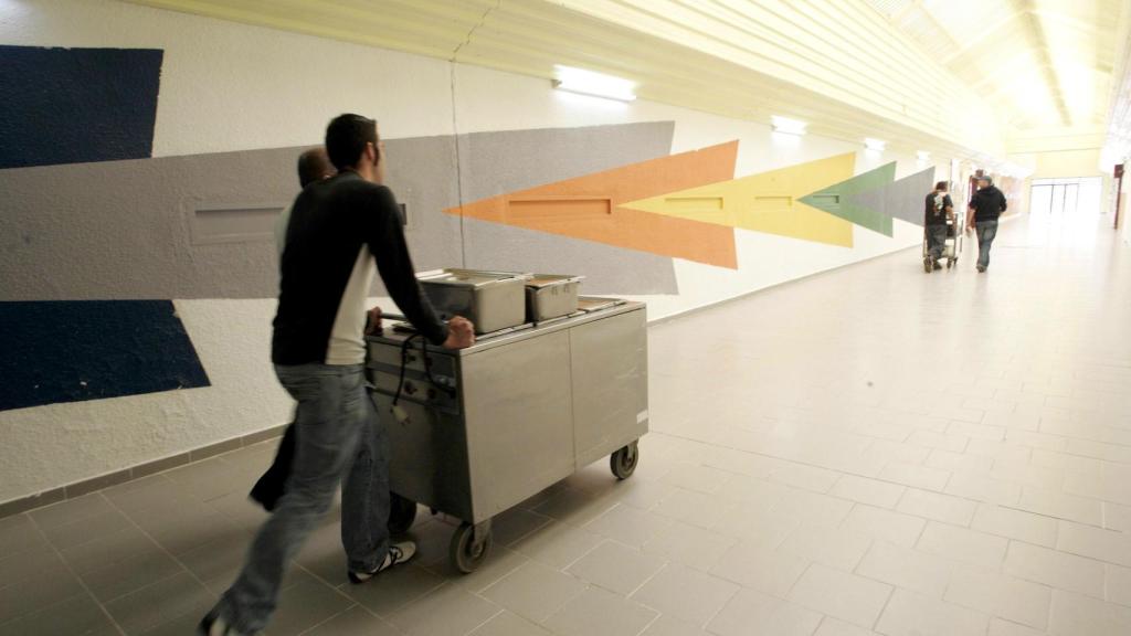 Pasillos de la cárcel de Villanubla