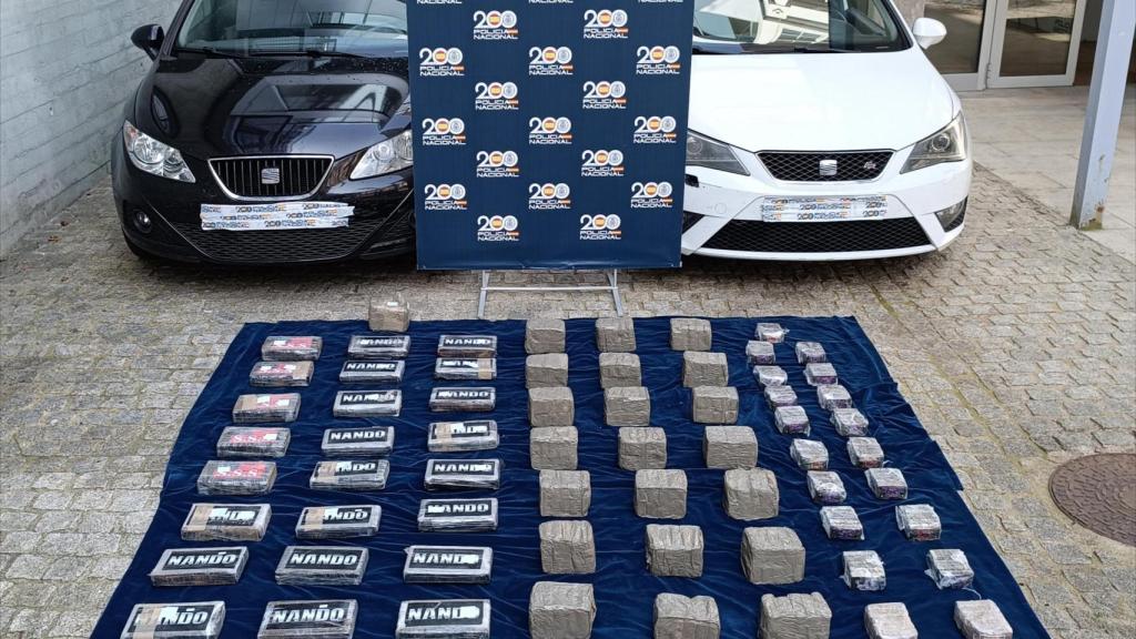 Golpe al narcotráfico en Vigo: dos detenidos y más de 70 kilos de droga incautados