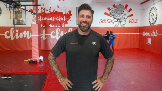 Jorge Climent en el gimnasio Climent Club.