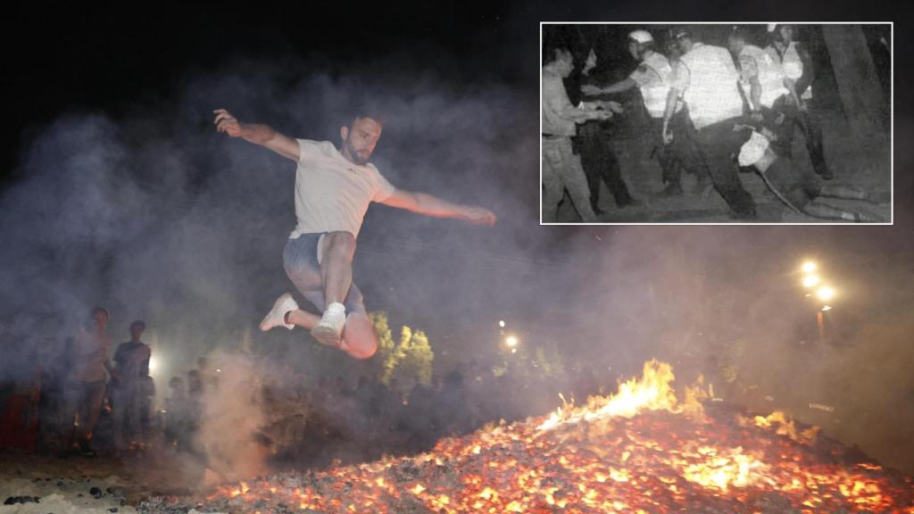 La noche de San Juan en Las Moreras y los altercados que se produjeron en el año 2000