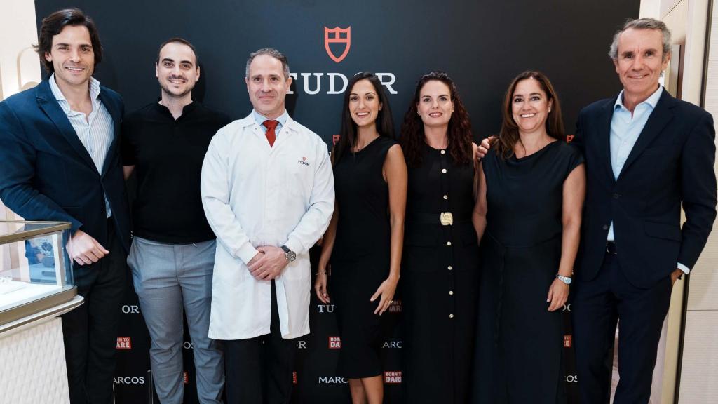 Un momento del acto en Joyería Marcos.