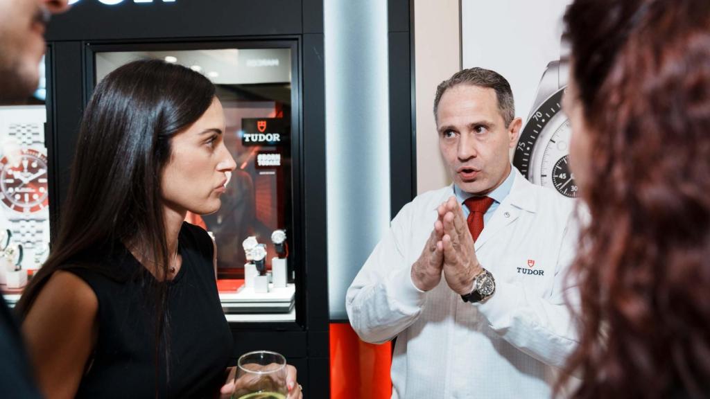 Un momento de las explicaciones sobre los nuevos relojes de esta marca.