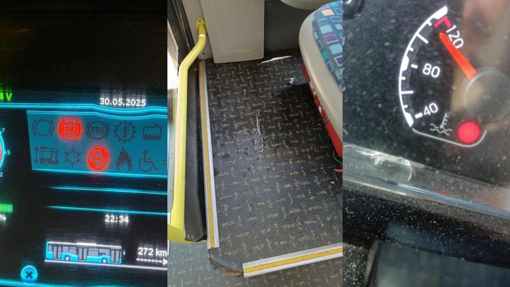 Diversos problemas de los autobuses de Alcalá de Henares.