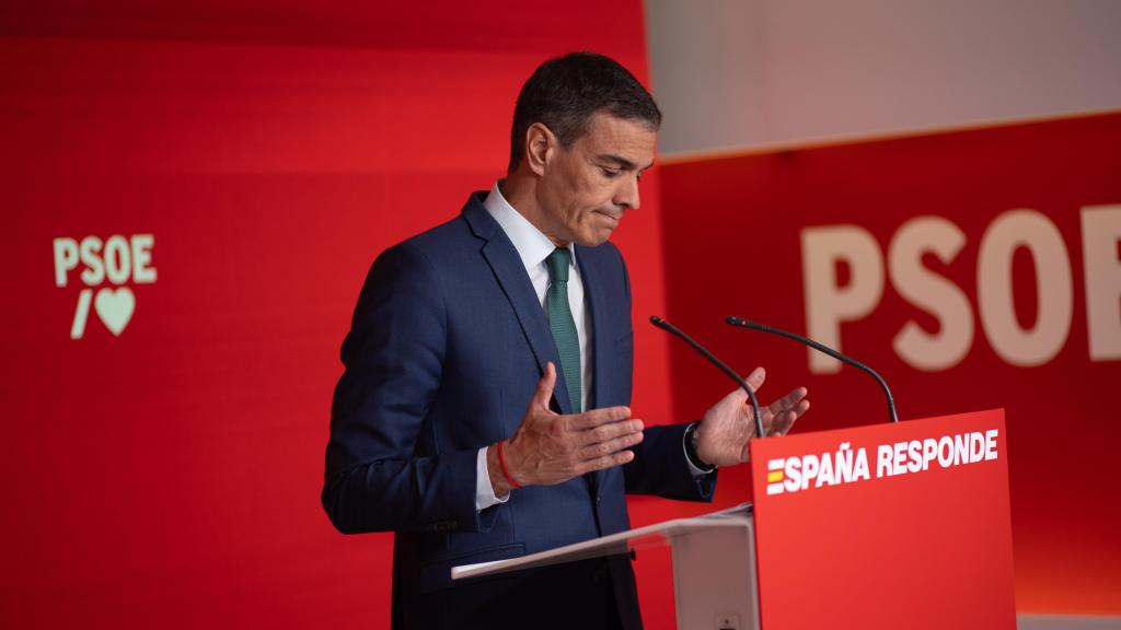 Pedro Sánchez, el pasado día 16 en la sede socialista de Ferraz.