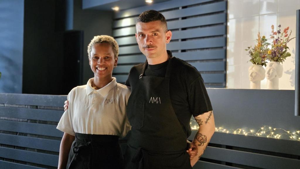 Vincenzo Amaddeo y Dari Cipion, del restaurante AMA.