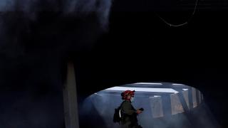 Consecuencias de un ataque con misiles iraníes contra Israel en el Centro Médico Soroka, en Beersheba.