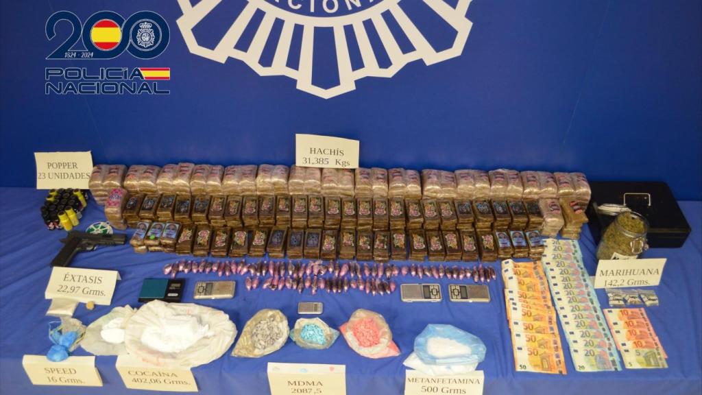 Drogas incautadas en la operación ‘Fortaleza’