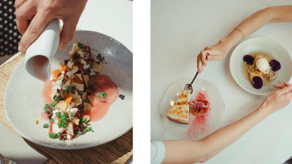 El Mediterráneo y Asia, fundidos en los platos de Salicornia.