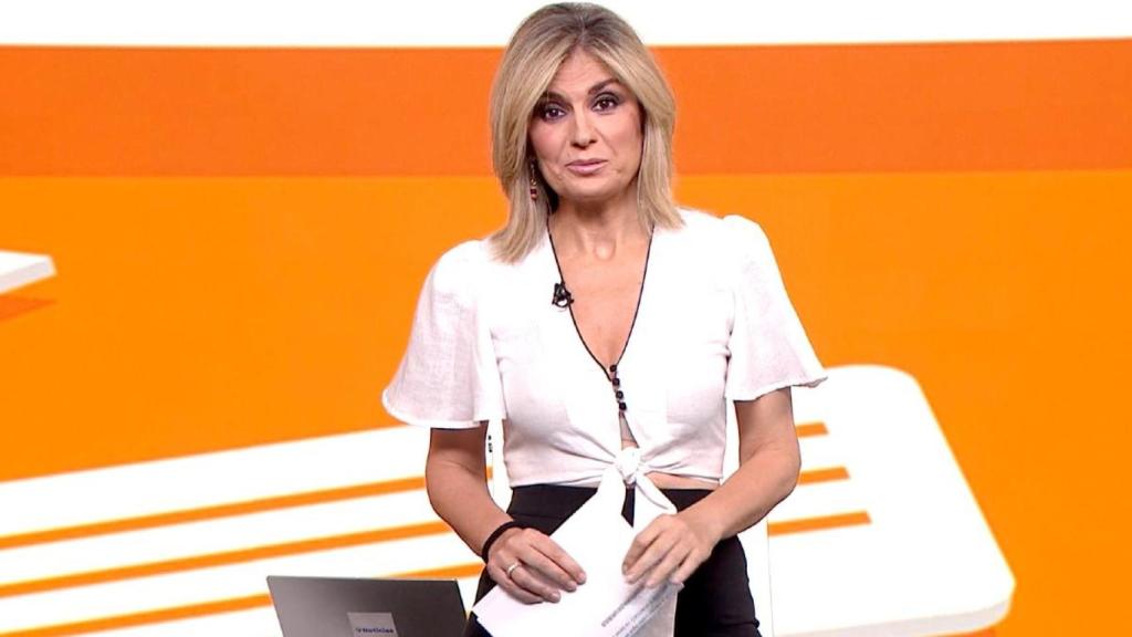 Sandra Golpe, presentadora de 'Antena 3 Noticias 1'.