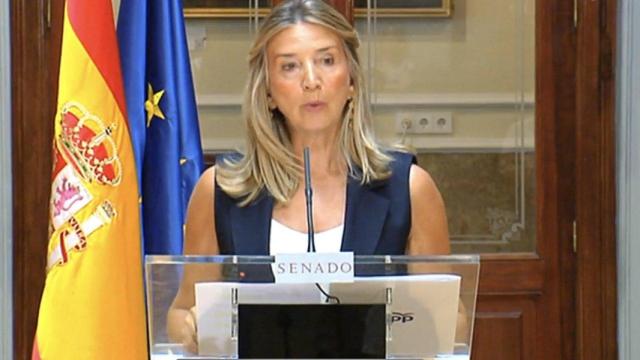 Alicia García, portavoz del PP en el Senado, anuncia la mayor ampliación de comparecientes en la 'comisión Koldo'.