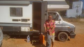 Manolo Morcilla Adán está jubilado y no puede pagarse un alquiler en Ibiza.