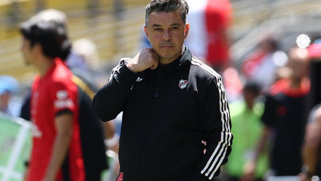Marcelo Gallardo, con River Plate en el Mundial de Clubes