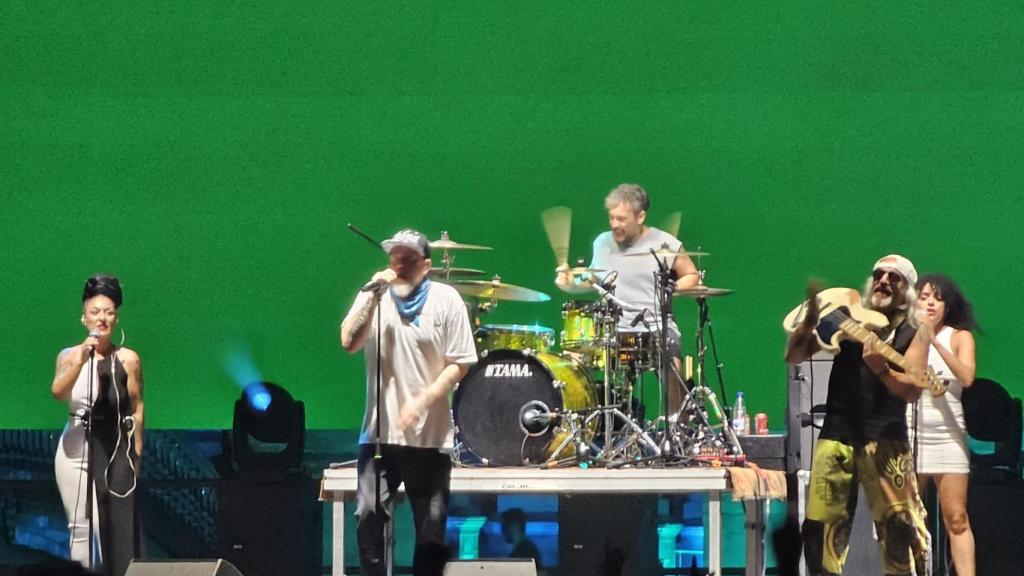 O'Funk'illo, que cerró el concierto de este viernes en el Icónica Santalucia Sevilla Fest.