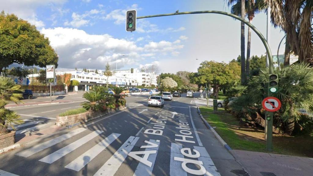 Bulevar Alfonso de Hohenlohe, zona en la que se produjo el accidente.