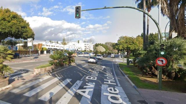 Bulevar Alfonso de Hohenlohe, zona en la que se produjo el accidente.