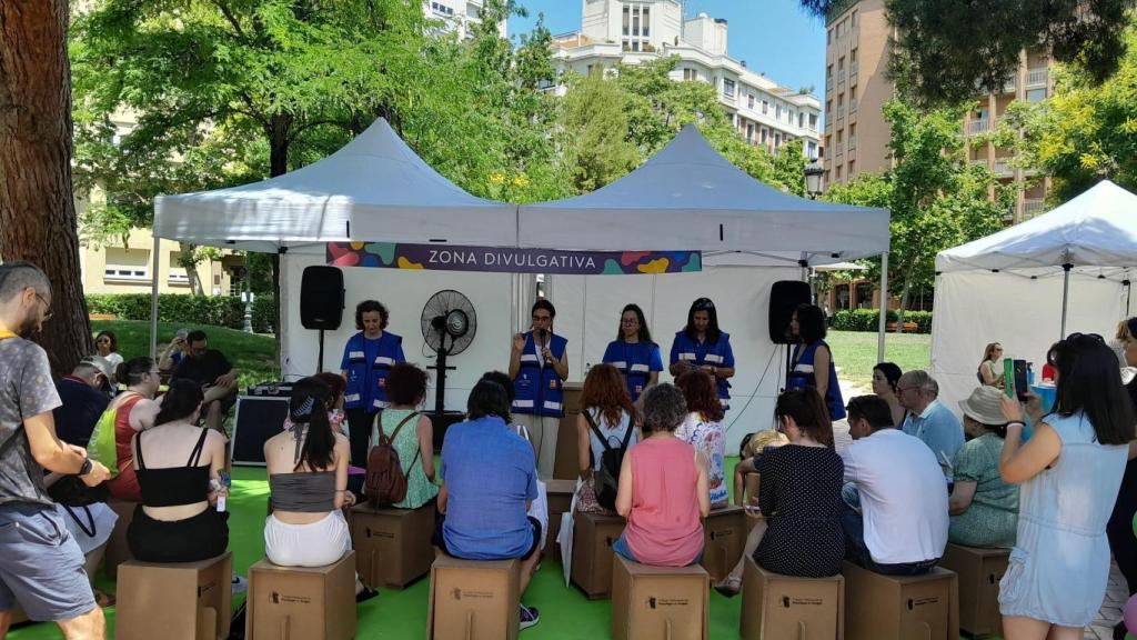 Una charla en la II Feria de la psicología aragonesa.