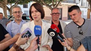 Diana Morant este sábado en Valencia.