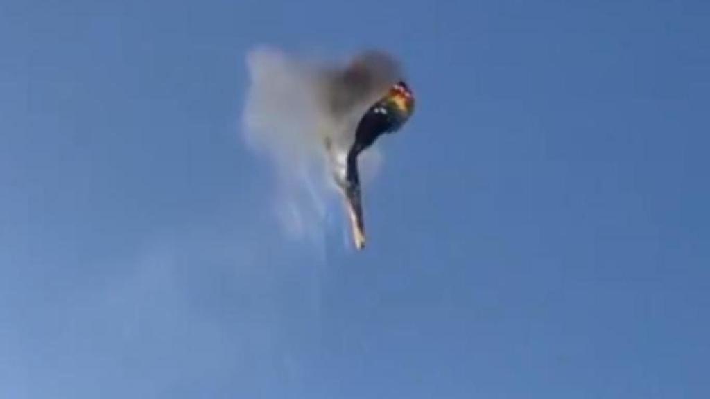 El globo aerostático accidentado en Santa Catarina (Brasil) que ha dejado ocho muertos y 13 heridos.