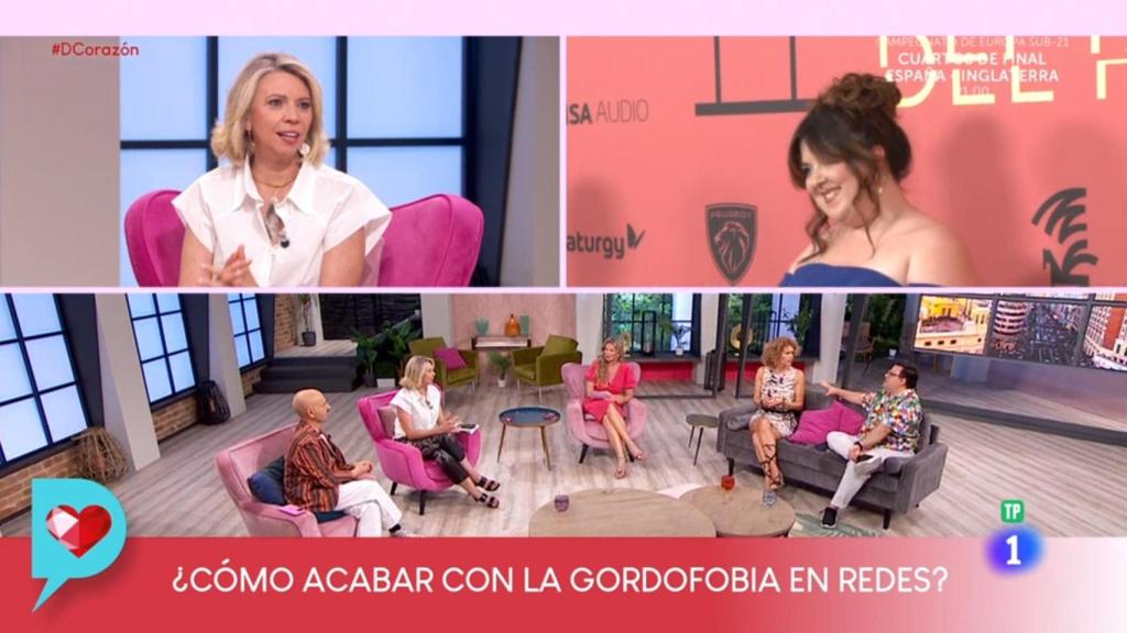 El plató de 'D Corazón'.