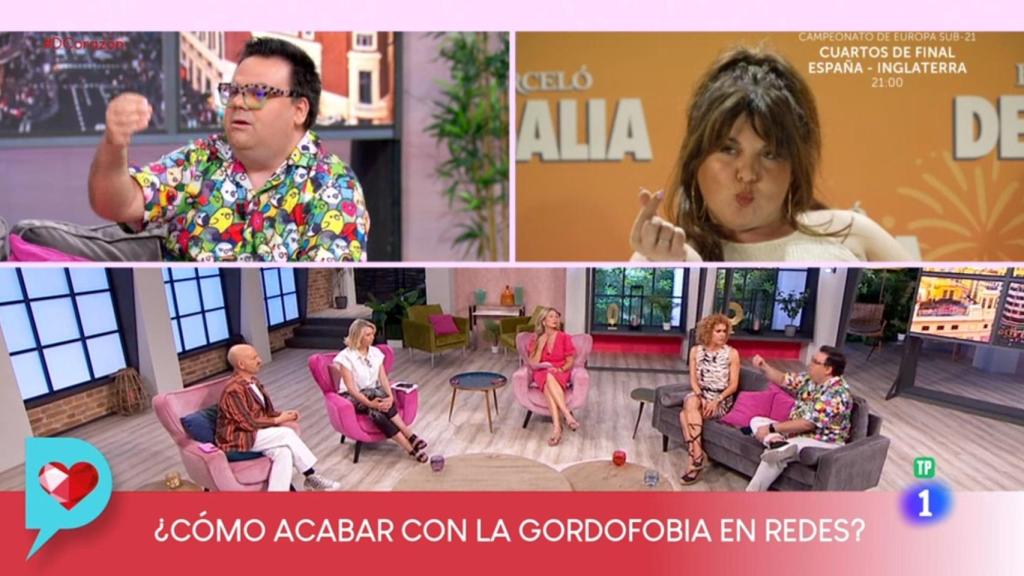 El plató de 'D Corazón'.