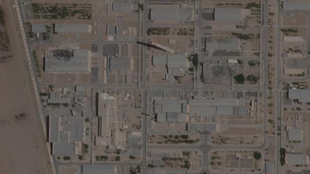 Una imagen satelital muestra la instalación de enriquecimiento de Isfahán.