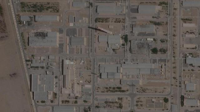 Una imagen satelital muestra la instalación de enriquecimiento de Isfahán.
