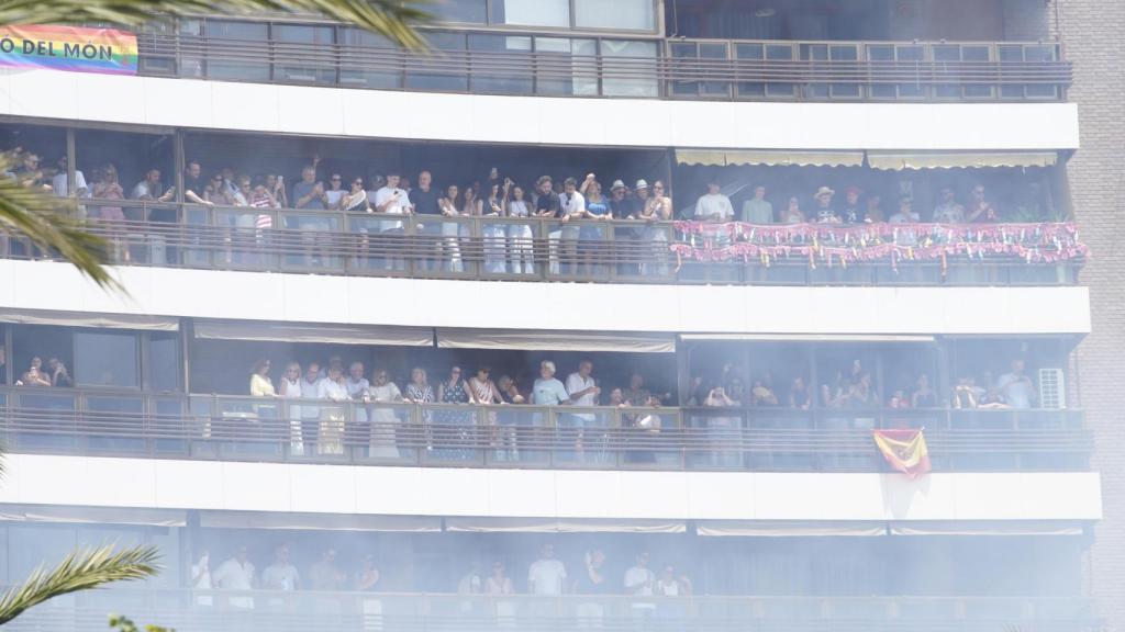 Mascletà de este sábado en Alicante.