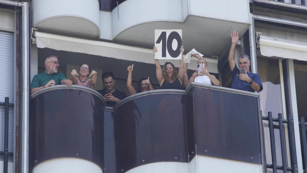 Un '10' desde el balcón.