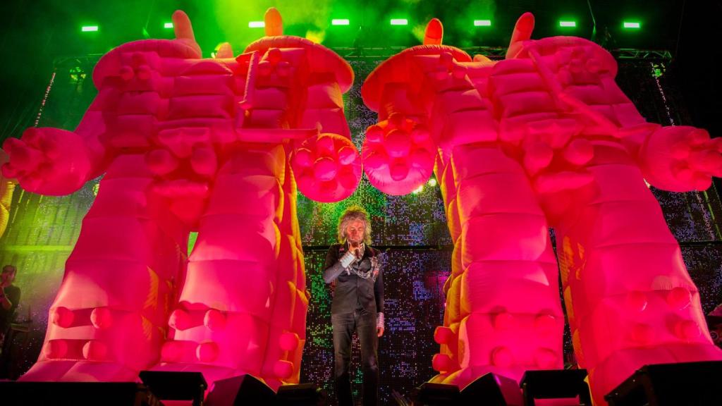 The Flaming Lips durante su concierto. Foto: Martin Page
