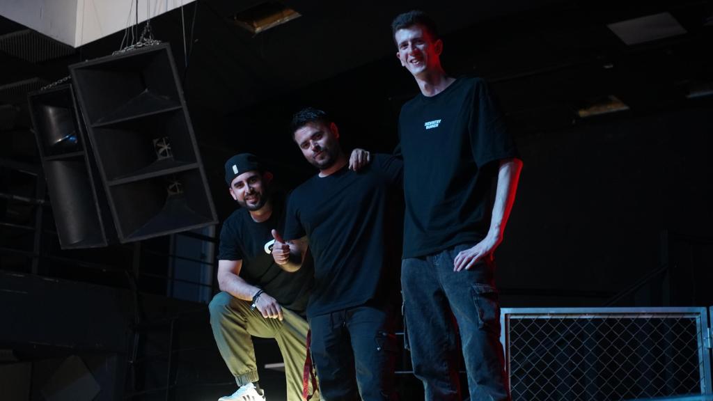 Javi Subies, Carlos Escrig y Miguel Sorni, los tres DJ y promotores detrás de Oxid Group. Raquel Granell