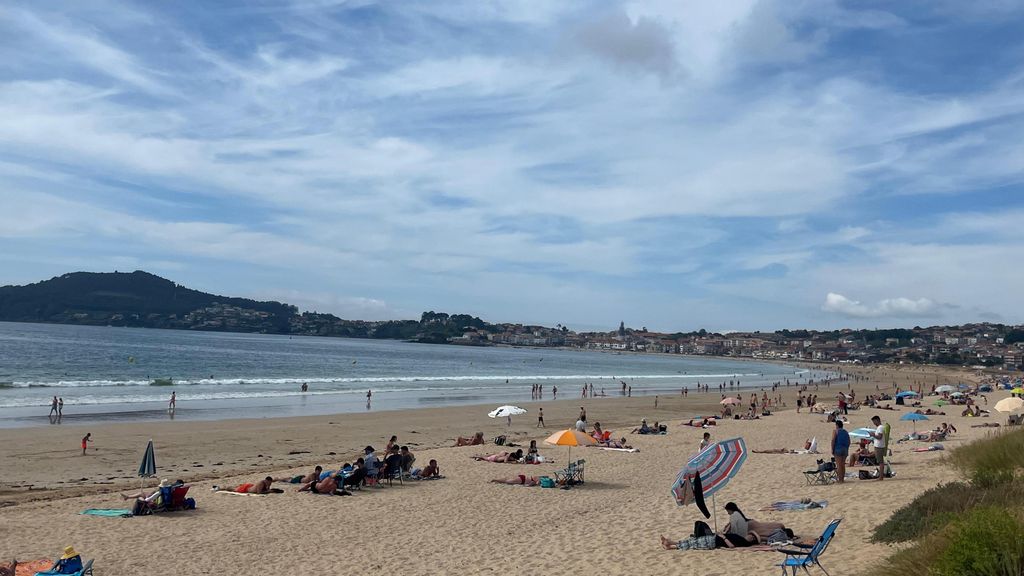 Imagen de playa América, en Nigrán.