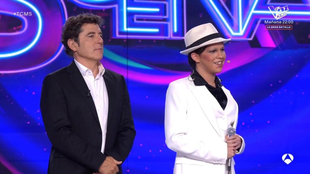 Manel Fuentes y Yenesi en 'Tu cara me suena'.
