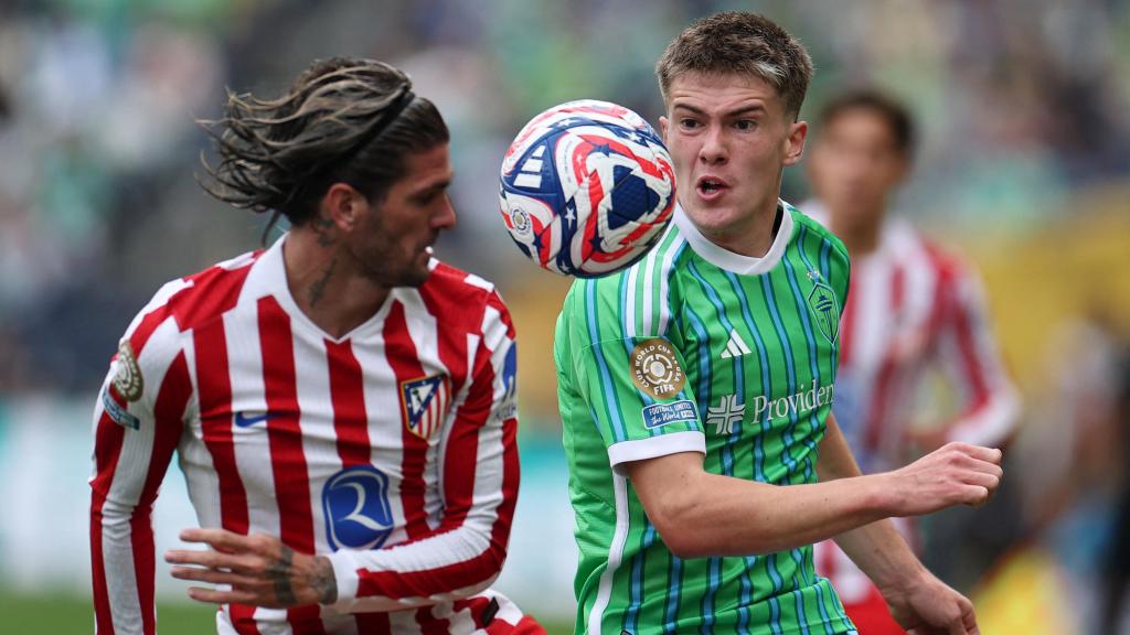 Rodrigo de Paul, durante el partido contra Seattle Sounders.