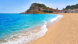 Playa grande de Tossa del Mar.