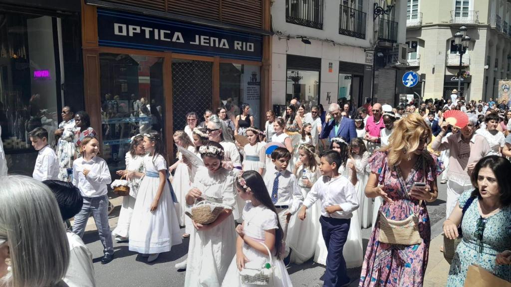 Procesión del Corpus Christi en Zaragoza.