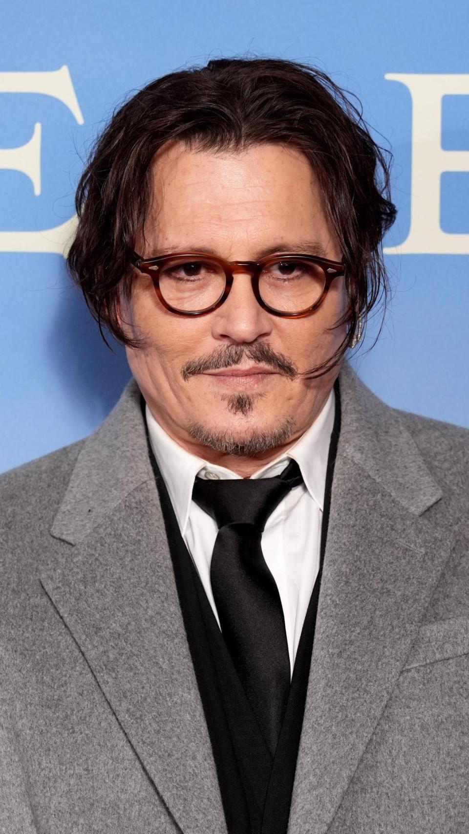 Johnny Depp, en Londres, en el estreno de la película 'Jeanne du Barry' en Londres, en 2024.