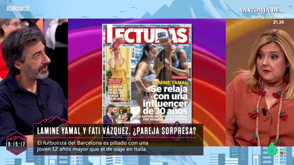 Juan del Val y Pilar Vidal en 'La Roca'.