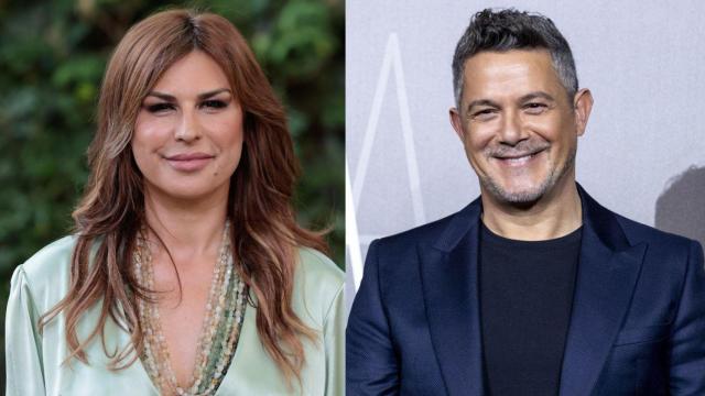 Alejandro Sanz y Raquel Perera.