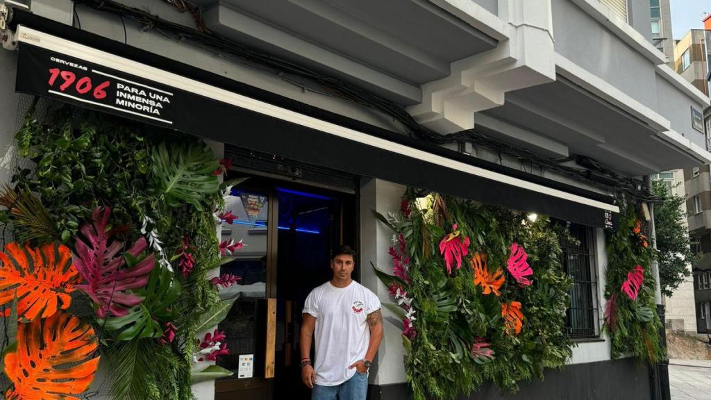 Javier, responsable del bar Ama de la calle San Juan.
