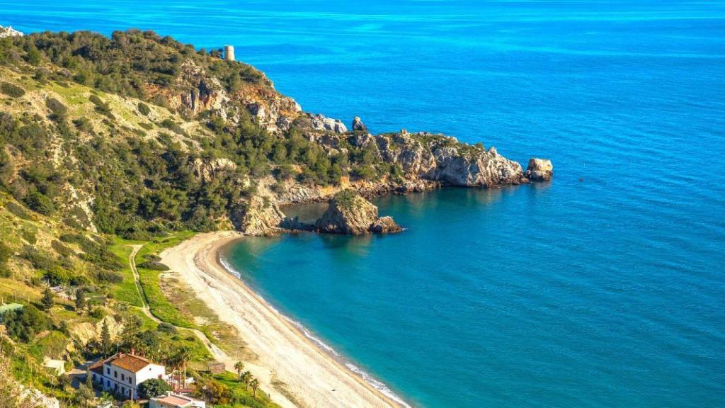 Vistas de la playa de El Cañuelo.